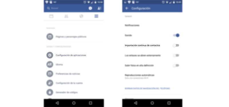 facebook acaba la bateria paso dos